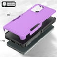 thumbnail image 4 of YEYKX Defender Case for Motorola Moto G 5G 2024 6.6'' Heavy Duty 1 in 1 Design Rugged Full Body Dustproof Shockproof Bumper Non-Slip Protective Cover,Purple,For Moto G 5G 2024, 4 of 5