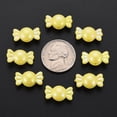 thumbnail image 4 of 500gs Opaque Acrylic Beads AB color Candy Yellow 17x9x9mm Hole: 2mm about 943pcs/500g, 4 of 7