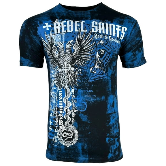 Rebel Saint by Affliction Men's T-Shirt Jailbird