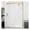 Brushed Gold, variant on Rhodes Series 50 to 54 in. x 76 in. H Sliding Frameless Shower Door in Chrome with Tsunami Guard Tempered Clear Glass