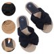 thumbnail image 5 of Sandalias Al Aire Libre Toboganes Tobogados Punta Abierta Planas para Mujer Boho (37), 5 of 9
