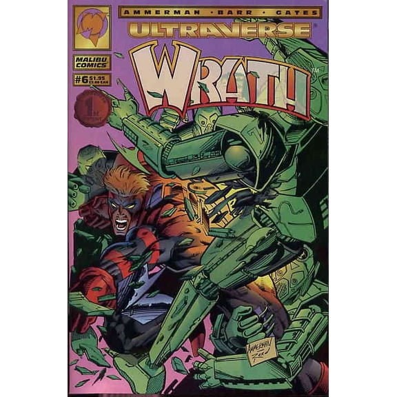 Wrath #6 VF ; Malibu Comic Book