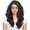 Off Black, variant on Tirrinia Synthetic Lace Front Curly Wigs Chrissy Teigen Inspired Medium Length Nature Wave Heat Resistant Hair for Women