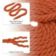 thumbnail image 3 of Unique Bargains 1/2'x16' Natural Twisted Cotton Rope 3 Strand Soft Craft Rope with Drawstring Bag Orange 2 Pack, 3 of 6