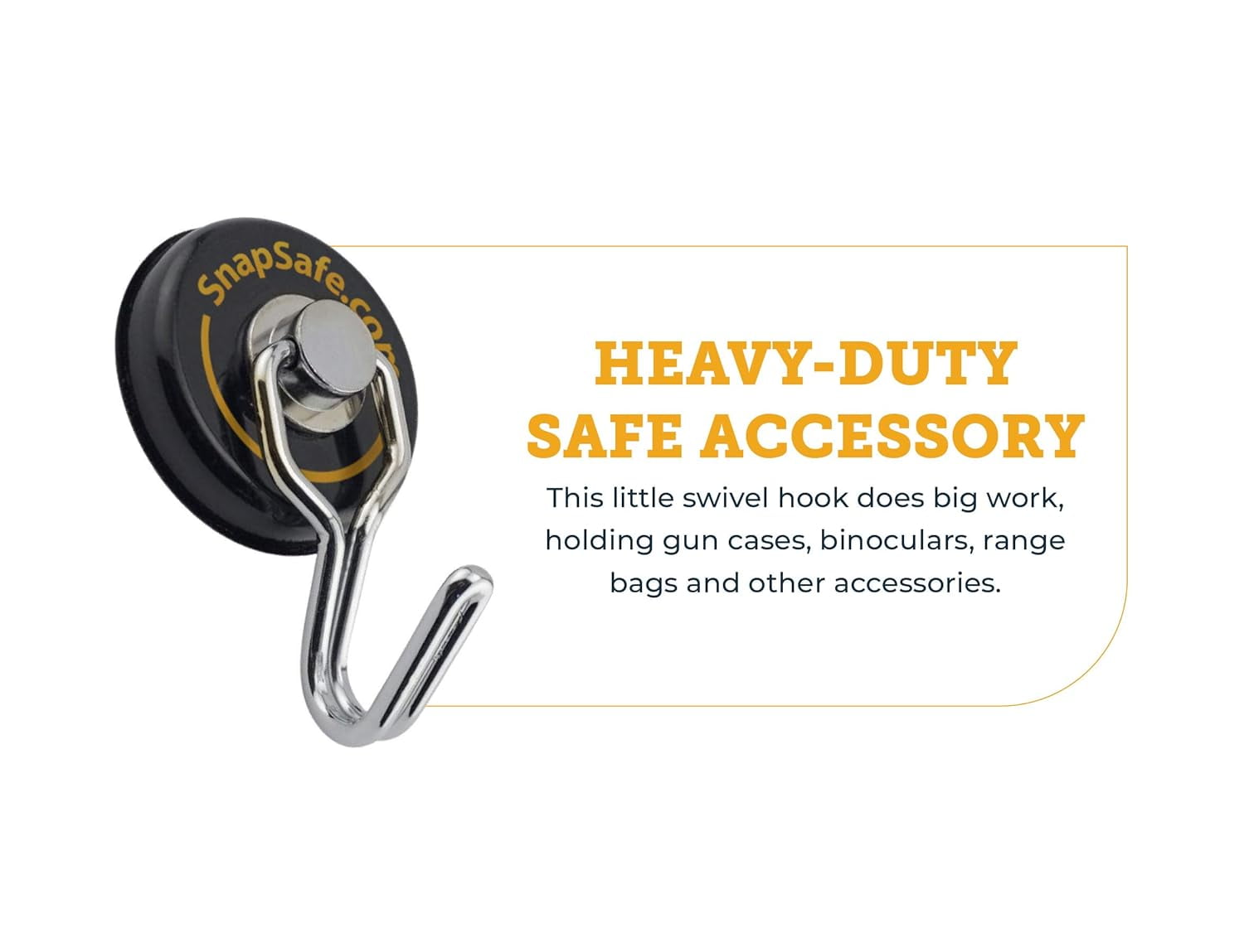 Hornady 75914 SnapSafe Magnetic Swivel Hooks 2 Pack