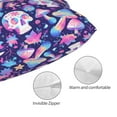 thumbnail image 5 of Salouo mushroom rainbow Skull cartoon Pattern Pillow Cases,1PC Pillow Covers with Envelope Closure Decorative Pillow Case for Bed Couch,Pillows Not Included-14"x20", 5 of 6