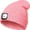 Pink, variant on Sinhoon LED Beanie Hat with Light,Unisex USB Rechargeable Hands Free 4 LED Headlamp Cap Winter Knitted Night Lighted Hat Flashlight Women Men Gifts for Dad Him Husband