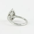 thumbnail image 7 of SOLITAIRE JEWELS 0.75CT Pear Cut Double Halo Style Moissanite Engagement Ring for Women Solid 14k White Gold, 14k White Gold Solitaire Ring, 7 of 7