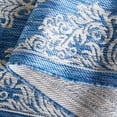 thumbnail image 6 of SAFAVIEH Courtyard Joetta Geometric Indoor/Outdoor Area Rug, Navy/Grey, 5'3" x 7'7", 6 of 11