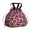 Pink and Black-2, variant on Pink and Black Of Leopard Print Drawstring Lunch Bag Women - Drawstring Lunch Bag Insulated for Work Office - Stain-Resistant Large Lunchbags for Women with Multi-Pockets