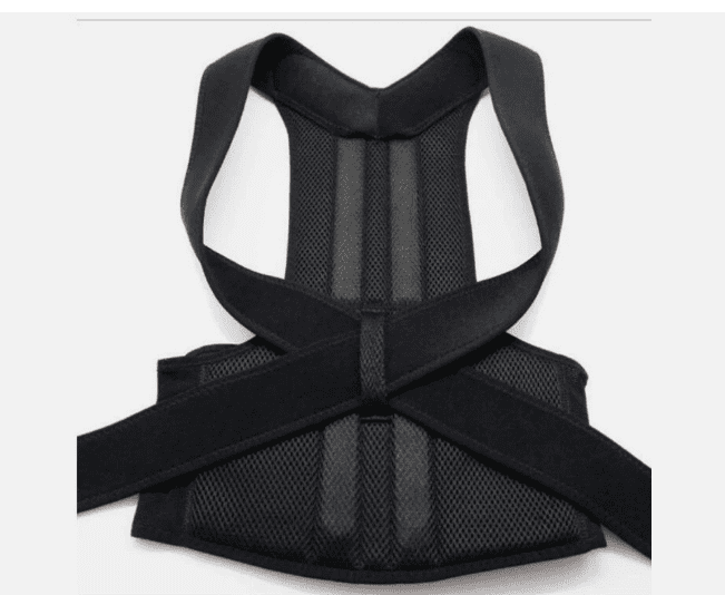 Adjustable Posture Corrector Shoulder Brace with Low Back Support Belt for Men