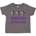 thumbnail image 3 of Inktastic Mardi Gras Princess Girls Toddler T-Shirt, 3 of 5