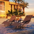 thumbnail image 1 of Patio Furniture 3Pcs Outdoor Rocking Chair Set, Including Patio Lawn Rockers with Coffee Table and Headrests, Suitable for Yard, Patio, Deck, and Backyard, 1 of 1