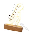 thumbnail image 4 of MERIGLARE Light up Guitar Pick Holder Decorative Music Gift Luminous Pick Storage Rack, 4 of 9