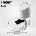 thumbnail image 2 of Upgraded Magnetic Door Stopper, Adjustable Punch-Free Silent Zinc Alloy Floor Door Stop, Heavy Duty Mechanical Magnetic Door Stops for Living Room Bedroom Kitchen Office Door (White), 2 of 6