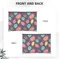 thumbnail image 2 of Rocae Donuts1 for Cosmetic Bags for Women Paper Reusable Cosmetic Bag Travel Toiletry Organizer Capacity Multipurpose Zipper Pouch, 2 of 8