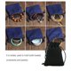 thumbnail image 3 of Bolsas de lino a prueba de polvo con cordones, bolsas de regalo de joyería, bolsas de embalaje, bolsa de almacenamiento reutilizable ligera, Almacenamiento y organización del hogar Negro 7*9cm Kearding HA075325-02, 3 of 6