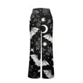 thumbnail image 6 of Women's Pajama Pants Soft Pj Pants Lounge Pajama Bottoms Pumpkin Print Comfy Stretch Drawstring Pajamas Wide Leg Pants Sleepwear Pjs Women, 6 of 7
