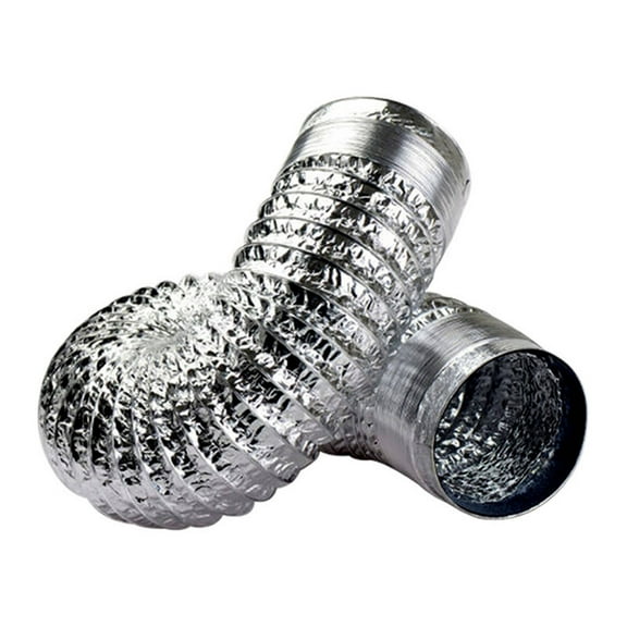 ACDANC Dryer Vent Hose Aluminum Material Device Compatible Efficient Venting Dryer Vent Dryer Hose 100mm 1.5M