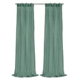 thumbnail image 7 of Loft Living Peoria Sheer Dual Header Indoor Curtain 52 x 95 in Sage, 7 of 7
