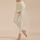 thumbnail image 4 of WILLBEST Pantalones de Yoga para Mujer, de Cintura Alta, con Efecto Lifting, para Bailar, Deportes, Fitness, de Dos Piezas, Elásticos, con Cordón Ajustable, Cómodos, para Entrenamiento Chica, 4 of 5