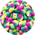 thumbnail image 4 of 200 Pcs Perles Rondes Colorées pour Fabrication de Bijoux pour Enfants DIY, Papillon, 4 of 7