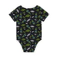 thumbnail image 2 of Daiia Space Rockets Printed Unisex-Baby Short Sleeve Onesies Bodysuits Baby Climbing Clothes Soft and Comfortable Romper with Expandable Shoulder Design-12 Months, 2 of 8