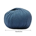 thumbnail image 3 of Staron Hand-Woven Medium Coarse Wool Yarn for Knitting, 2.0mm Diameter Soft Warm Merino Wool Skein for Scarves Hats Sweaters, Craft Knitting Yarn Ball, 3 of 5