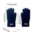 thumbnail image 3 of SPOORYYO USB Heated Gloves for Men and Women, Winter Warm Touchscreen Thermal Gloves with Full Finger Coverage, Anti-Slip Grip for Working and Typing, One Size Fits All, 3 of 6
