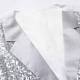 thumbnail image 4 of Yusimy Men's Sequined Vest Sleeveless V-Neck Stage Host Jacket Formal Evening Event Attirevivid Style, 4 of 9