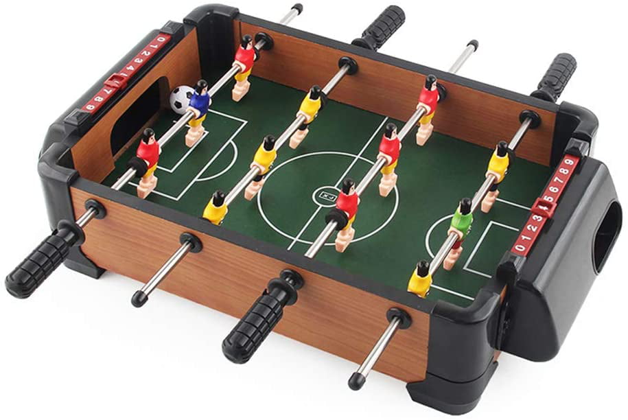 Mini Table Top Football Foosball Players Family Game Toy Kids Play Set Gift 