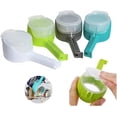 thumbnail image 1 of 4 Pack Multicolor Food Storage Sealing Bag Clips With Spouts, Large Plastic Chip, Turn Bags Into Containers, Pour and Seal Snack Sealer, Keep Fresh, Great Kitchen Gadgets, BS003, 1 of 5
