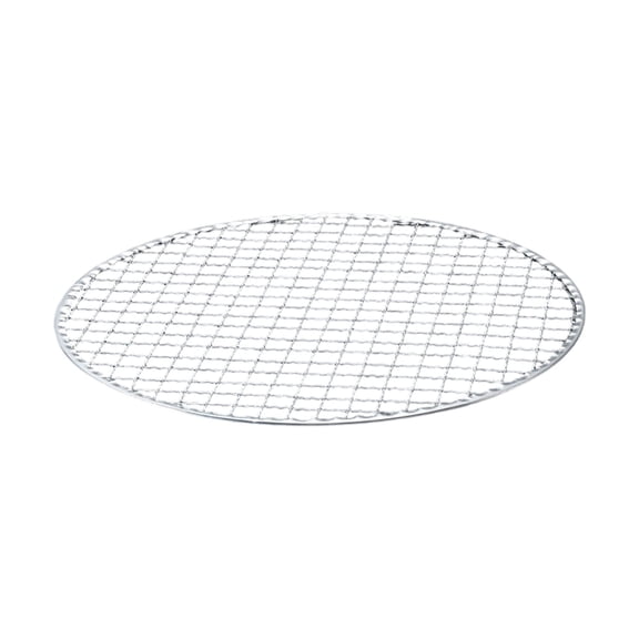 Round Stainless Steel Grill Grate 10.63 Inch, No Feet Barbecue Net for Outdoor Camping and Summer Grilling, BBQ Mesh Grate for Fire Pit Charcoal Grill, Also for Drying Herbs or Cooling Baked Goods