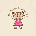 thumbnail image 4 of Inktastic My Grammie Loves Me Girls Baby T-Shirt, 4 of 5