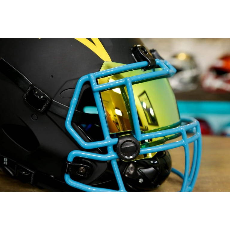 dragon ball z football helmet visor We Sports 3.0, Fits Adult & Youth Football Helmets (CLEAR PINK) free with the WBS quick SHOC Zero G Plus Football