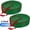 Green, variant on Active Mind Ltd 30 Inch Heavy Duty Christmas Wreath Storage Container for Artificial Wreaths - Xmas Zippered Tote Bag with Handles, Holiday Decoration Bin, White