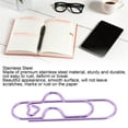 thumbnail image 4 of 30Pcs Clips De Pluma De Acero Inoxidable Soporte De Pluma De Metal Para Cuaderno Marcador Recibos Diarios Planificadores Con Clips Seguros Diseño A Prueba De Herrura STURDYOffice, 4 of 7