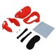 thumbnail image 3 of Funda protectora para gafas VR, cómoda y transpirable, interfaz Facial y reemplazo de espuma para Oculus Quest 2, color rojo, 3 of 5