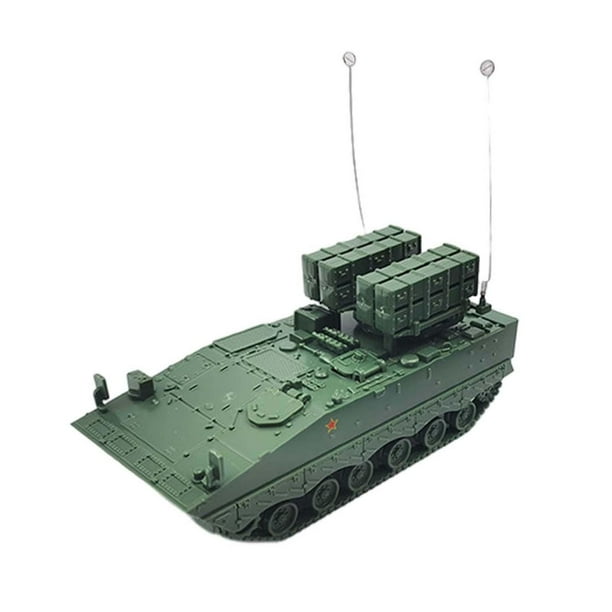 4 piezas 1/72 escala tanque modelo carro modelo DIY ensamblar, ensamblar modelo juguetes rastreado carro para niños coleccionables niños