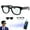 Transparent, variant on AI Smart Glasses 5MP HD Camera Image Recognition AI Translation Bluetooth Audio Smart Shooting Glasses