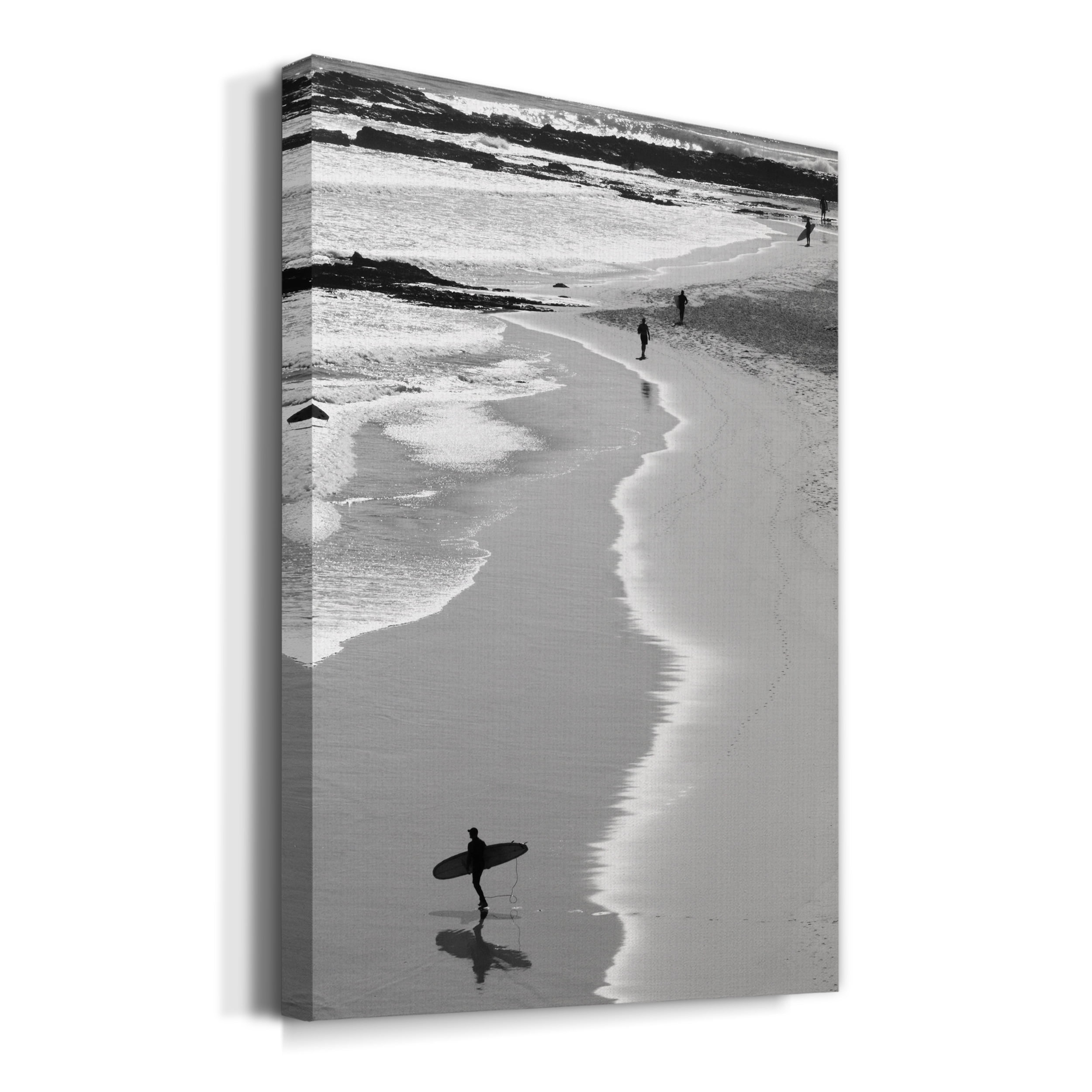 Gold Coast Beach – Coastal Premium Gallery Wrapped Canvas Wall Art, Ready to Hang, 32 x 48