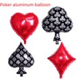 thumbnail image 1 of Globo de película de aluminio con forma de corazón de melocotón y flor de ciruelo, decoración temática de casino, 1 of 5