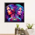 thumbnail image 1 of Cuadros Decorativos Diamond Painting 5D DIY completo taladro redondo Gemini Kit decoración del hogar (HQ257) DQrwqpou  embutido en tela, 1 of 7