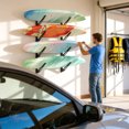 thumbnail image 6 of Jnismy Heavy Duty Wall Mounted Kayak Storage Rack,4-Level (Black), 6 of 13