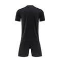 thumbnail image 5 of UFOUND Men Sportswear Set Short Sleeve T-Shirt With Shorts Outfits Athletic Summer Tracksuit For Fitness Football Sports Training Activities Basketball Competition Clothes, 5 of 5