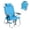 blue, variant on HONEY HOME Backpack Beach Chair, 5 Level Adjustable Positions Beach Chair with Back Storage Bag, Cooler Pouch and Side Bags for Beach Poolside Lawn (blue)