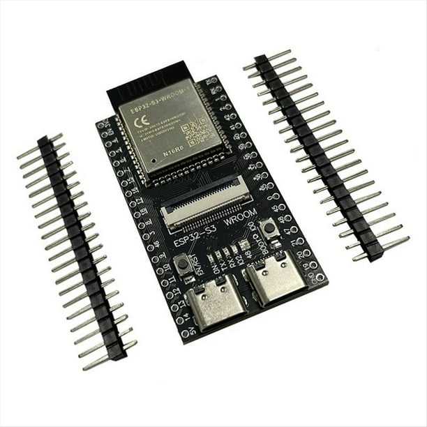 Placa de Desarrollo ESP32-S3 WROOM CAM Módulo WiFi Bluetooth Incorporado Módulo ESP32-S3-WROOM-1 N16R8 Interfaz Dual TYPE-C