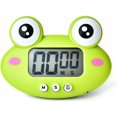thumbnail image 1 of Temporizador de cocina, Temporizador magnético, Temporizador electrónico con pantalla LCD, Forma de rana de dibujos animados, Reloj despertador de cocina ideal para cocinar, cocinar, deportes,, 1 of 5