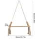 thumbnail image 2 of Xihbxyly Perchero de Pared Bohemio con Cuerda de Algodón y Marco de Madera, Decoración Rústica para El Hogar, Estante Multifuncional, Ideal para Oficina y Dormitorio, Regalo Perfecto, Tamaño 35 X 9,5, 2 of 2