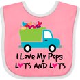 thumbnail image 3 of Inktastic I Love My Pops Boys or Girls Baby Bib, 3 of 4